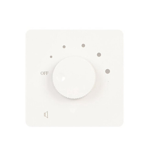 50W Fixed Impedance Volume Control Knob 5-Level Rotary Audio Controller Max 50W in-Wall Speaker Level Attenuator B