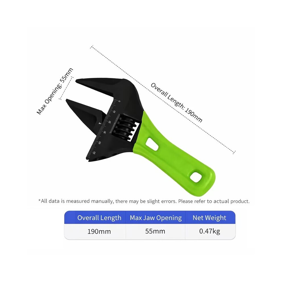 Industrial Grade Thin Mouth Pointed Mouth Wrench With Large Opening For Plumbing Bathroom 6033375225185