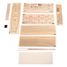 1 Pc DIY Wooden Assembly Sailing Ship Model Classic Puzzle Toys, 3D Wooden Ship Model Kit, Home Desk Decoration Gift