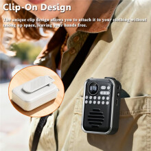 FM Radio HD Display Digital Radios Recevier Wireless Speaker Voice Recorder Rechargeable TF Card Playe B