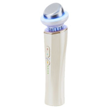 Appareil de Beauté Électrique Portatif pour le Visage avec Lumière Rouge Chaude et Froide pour un Massage Raffermissant et Liftant de la Peau