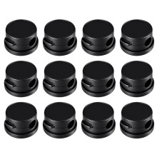 Magnetic Cable Clips, 360 Rotatable Magnetic Clips, Under Desk Cable Management, Strong Adhesive Cord Organizer 12pcs