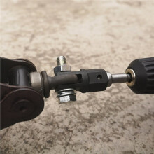 2pcs 1/2 Inch Scissor Jack Adapter and Socket Adapter for Most Jacks Steel Scissor Jack Adapter Drive Impact Wrench Tool