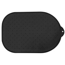 Tapis de Glissement pour Robot Pâtissier pour 5/6/7/8 L, Tapis de Glissement en Silicone Noir pour Accessoires de Robot Pâtissier pour