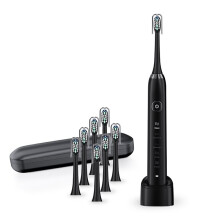 Electric Toothbrush Ultrasonic Dental Teeth Whitening Rechargeable Adult Tooth Brush S100 With8 Brush