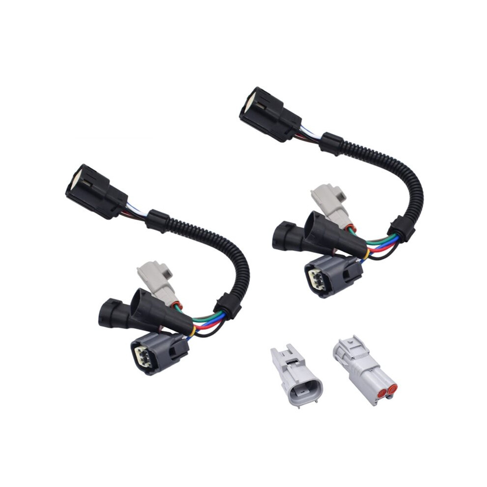 1 Pair Plug-And- Headlight Conversion Harness Kit For Tacoma 2016-2023 Black 4713449659390