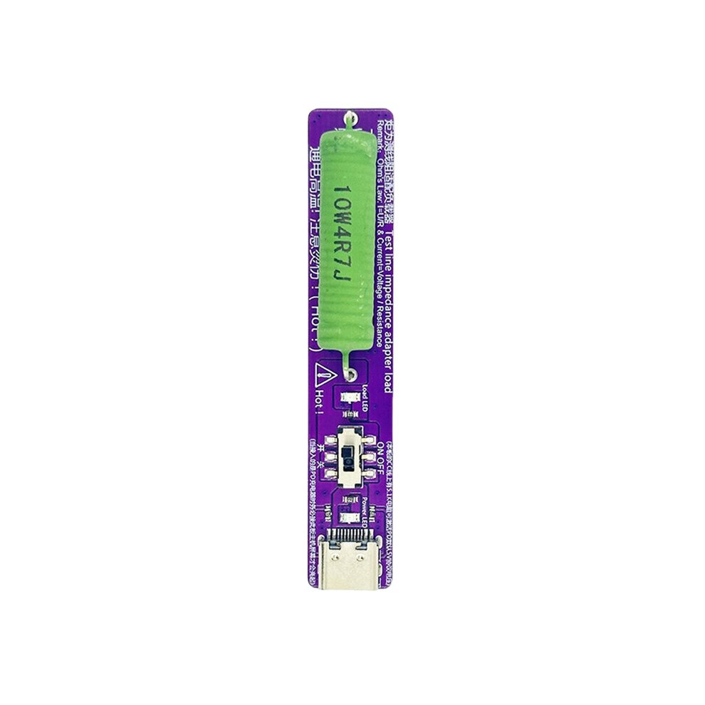 Type-C Resistor Load Tester Pd Power Adapter Aging Test Discharge Resistance Tester Cable Resistance Tester 4714003506990
