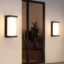 Wasserdichte LED-Wandleuchte für Den Außenbereich, Geeignet für Veranda, Garage, Garten, Hof, Villa, Innenbereich, Warmes Licht