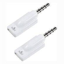 2PCS Headphone Jack Adapter, Type C Female to 3.5mm Male Audio Adapter HiFi Analog Converter for Smartphone Earbuds