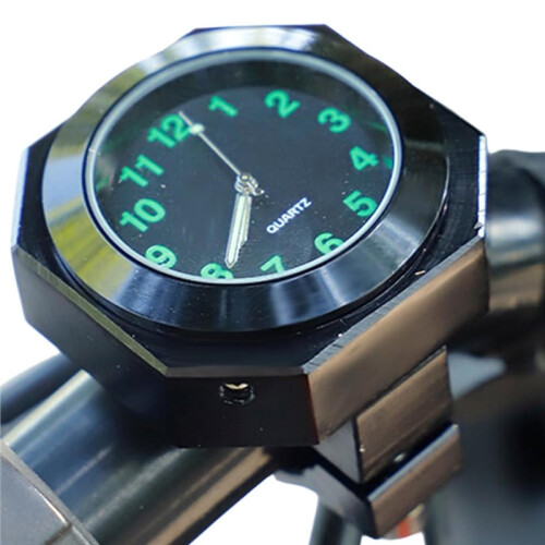 Motorcycle Watch Luminous Multi-Function Waterproof Motorcycle Watch Portable Compact Digital Clock for Bike Handlebar