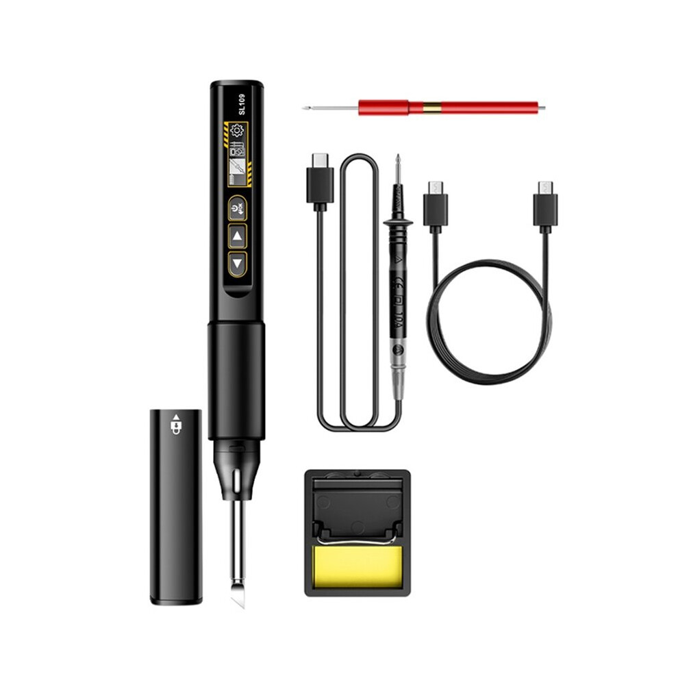 Sl109 Soldering Iron Electric Multimeter 75W Adjustable Temperature Voltage Rechargeable 100-450 Repair Welding Tool 6031539837847
