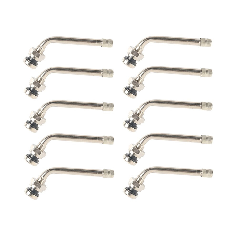 1Set/10Pcs Tr555d Truck Tire Valve Stem, Copper Tire Valve Stem, Suitable For Rvs, Trailers, And Trucks 4711779400163