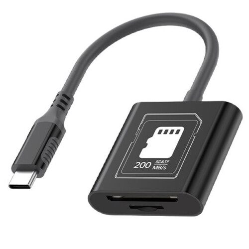 Card Reader USB 3.0 Dual Card Reading High-Speed Overclocking /Memory Card Conversion TF/Android Type-C PC