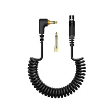 Spring Spiral Coiled Cable for DJ HDJ-X10 HDJ X10 Headphones Cables Replacement Cord