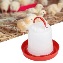 1.5kg Chicken Feeder with Leg Stand - Ideal for Poultry Food and Water Dispensing