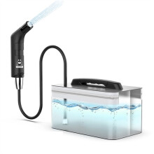 Portable Electric Bidet for Personal Hygiene Cleaning 2.3L Rechargeable Travel Camping Bidet Shower Sprayer A:Black
