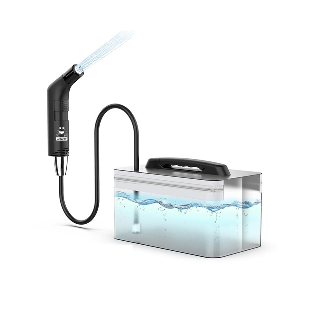 Portable Electric Bidet for Personal Hygiene Cleaning 2.3L Rechargeable Travel Camping Bidet Shower Sprayer A:Black