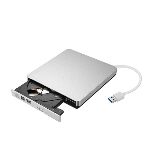 USB 3.0 with Type C Adapter External CD Burner Optical Drive RW DVD ROM Burner Player Writer Reader for Laptops PC