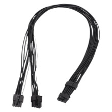 600W PCIe 5.0 12VHPWR Voedingskabel voor Type-3/Type-4 Voedingen, Dubbele 8-Pins PCIe Naar 12+4-Pins Modulaire Kabel voor RTX4090 GPU