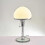 (EU PLUG, Silver Base) Επιτραπέζιο φωτιστικό LED για κομοδίνο Nordic Bedroom Designer Bauhaus 2