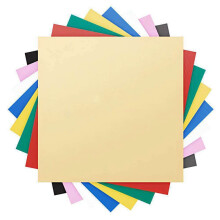 8 Pezzi di Compensato Colorato Grezzo per Modellismo Artigianale 300x300x3mm, Materiali per Taglio e Incisione Laser per H2D