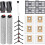 Replacement Kit for  E25 Omni / E28 Omni: 1 Pair Main Brushes, 2 Roller Mops, 4 HEPA Filters(Left), 6 Side Brushes 2