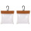 2 Pcs  Tees and  Pouch Bag, Portable Clear Squeeze Top Bag Holder with Clip,  Accessories 1