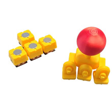 3D-Gedruckte Magnetische Tastatur-Joysticks mit 4 Richtungstasten, Magnetischem Griff für Kampfspiele