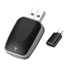 Adaptador Sem Fio Universal 2 em 1 para CarPlay e para Android Auto, com Conexão Conecte e Use, Compatível com para .