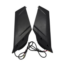 Espejo Retrovisor con Alerón para Carenado de Motocicleta con Luz Intermitente LED para CBR650R CBR500R CBR400R