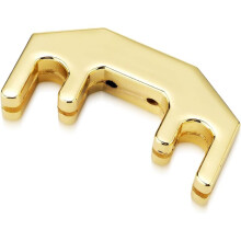 Sordina de Metal Dorado para Violín para Práctica Silenciosa - Compatible con Violines de 1/2, 3/4 y 4/4, Ideal para Sesiones Nocturnas