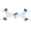 Double Burette Clamp with Spring-Loaded Silicon Grips for Laboratory Titration 4