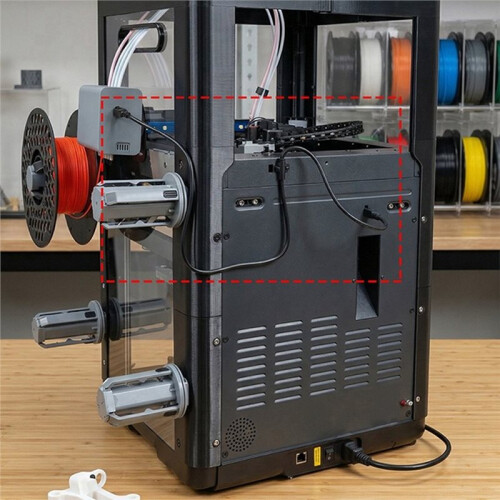 Suitable for FLASHFORGE AD5X Multi-Color Kit Connection Cable 4pin  with Connector, Total Cable Length 800mm