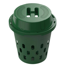 Inground Worm Composter 8L Outdoor Worm Compost Bin for Garden Beds & Home Use, Vermicomposting Bin for Beginners