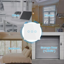 Tuya WiFi Elektrische Rolgordijnschakelaar voor Elektrische Rolgordijnen, Jaloezieën EU-Schakelaar, Home, Compatibel