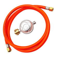 1.5M Gas Regulator Hose Gas Propane Adapter Hose Connectable to Cooktops Flamethrower for Fireplace Party Picnic