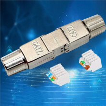 Adattatore per Estensione Cavo di Rete CAT7, Convertitore Ethernet RJ45, Modulo Completamente Schermato, Splitter per Cavo, Connettore di Espansione