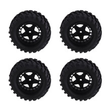 4 Sztuki Opon 80 mm, Felgi Uniwersalne dla 1/16 E-Revo, do HSP 94186 i dla 144001, Akcesoria do Modernizacji Samochodów Zdalnie