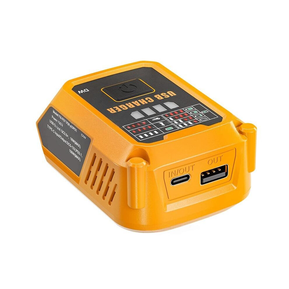 For Battery Charger Portable Replacement Charger For 14.4-20V Lithium-Ion Tool Batteries 6033327664352