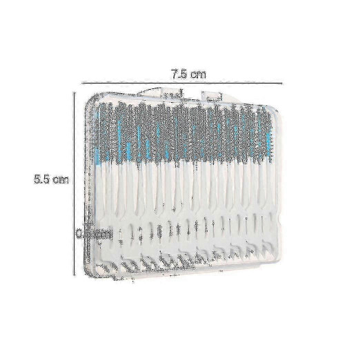 (40pcs) Soft Dental Clean S Μεσοδόντια Βουρτσάκια Φροντίδας Δοντιών 2