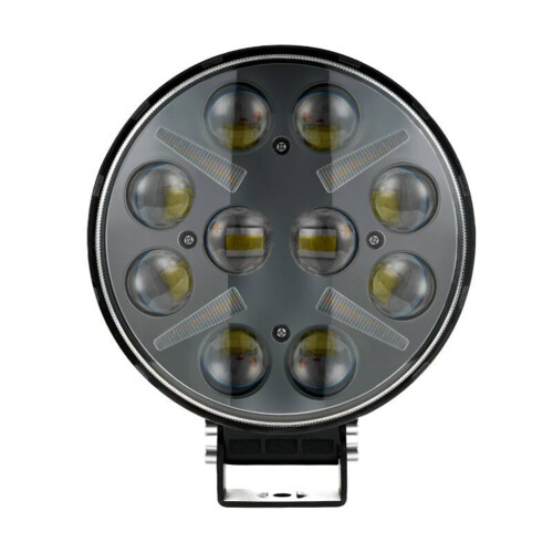 1 Barra de Luz de Trabalho de 7 Polegadas com 10 LEDs, Combinação de Luz de Inundação e Foco/DRL, 12V/24V, para , Caminhão, SUV, ATV, 4x4 e