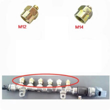 5PCS Common Rail Tube Plug Common Rail Injector Cap Common Rail Injector Tube Block-Off Tool Sealing Plug M12