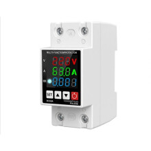 Voltage Current Power Meter AC 110V 220V 63A Voltmeter Ammeter Frequency Indicator LCD Digital Display Detector