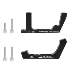Road Bicycle Flat Disc Brake Clamp Transfer CNC Process Straight Oil Brake Brake 160mm(Front Brake + Rear Brake)