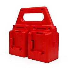 Supporto per Batteria, Supporto per Montaggio Batteria, Rack di Stoccaggio Portatile, Cestino, Supporto per Batteria per 18V Batteria al