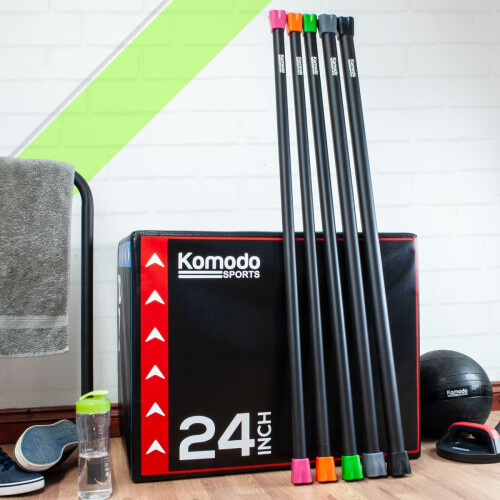 Komodo (4kg) Aerobic Weighted Exercise Bar 2