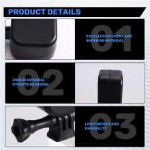 Magnetic Charging Mount Case for Go Ultra Action Camera Charging Case, Protective Battery Charger Base with USB