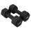 Komodo (Black, 2 x 5kg) 2x Neoprene Dumbbells 6