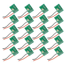 Placa de LED com 20 LEDs para , Placa de Circuito de Proteção de Carregamento 5S para Ferramentas Elétricas.