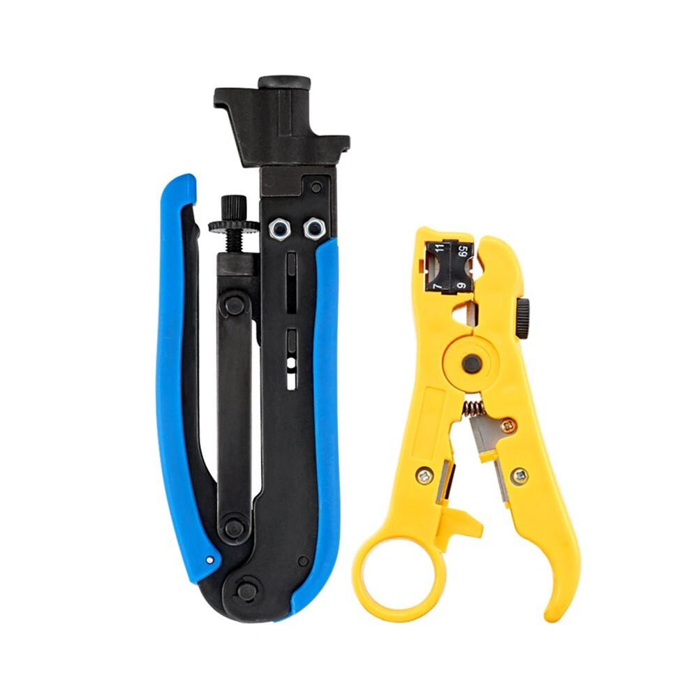 Rg6 Compression Tool Coax Cable Crimper Kit Rg6 Rg11 Rg59 Cable Crimping Tools 4712791048975